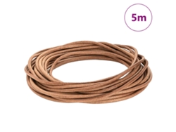 Cuerda de cuero marrón Ø4 mm x 5 m Cuero HARLANV1