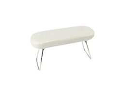 1 cojín de mano beige/blanco*