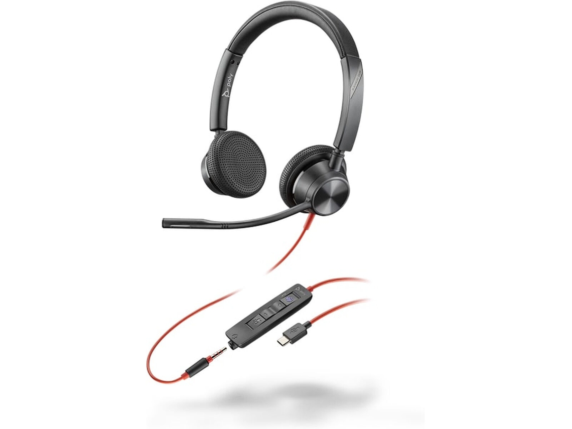Auriculares Usb-C Jack Mm POLY Negro