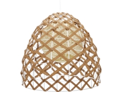 Lámpara De Techo De Ratán Tejido, Estilo Marrón, Lámpara Colgante Sencilla Para Decoración De Interiores.