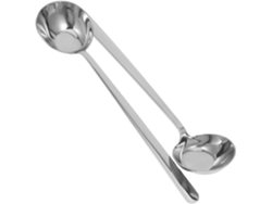 Juego De 2 Cucharones Para Sopa, Cucharón Grande De Acero Inoxidable Con Base Redondeada