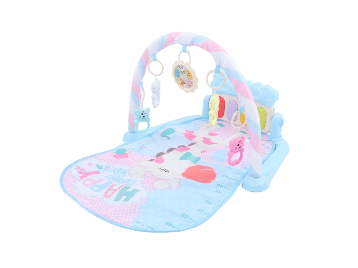 Piano de juguete para bebés con colchoneta de gimnasia y almohadillas para patear, juego de patadas y aprendizaje.