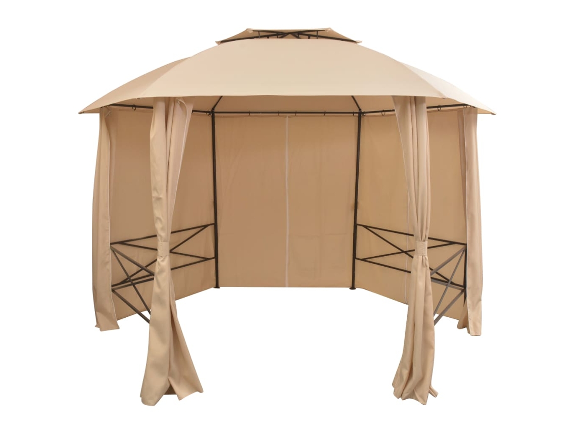 Carpa Jardín VIDAXL Beige Tela (360x265 cm)