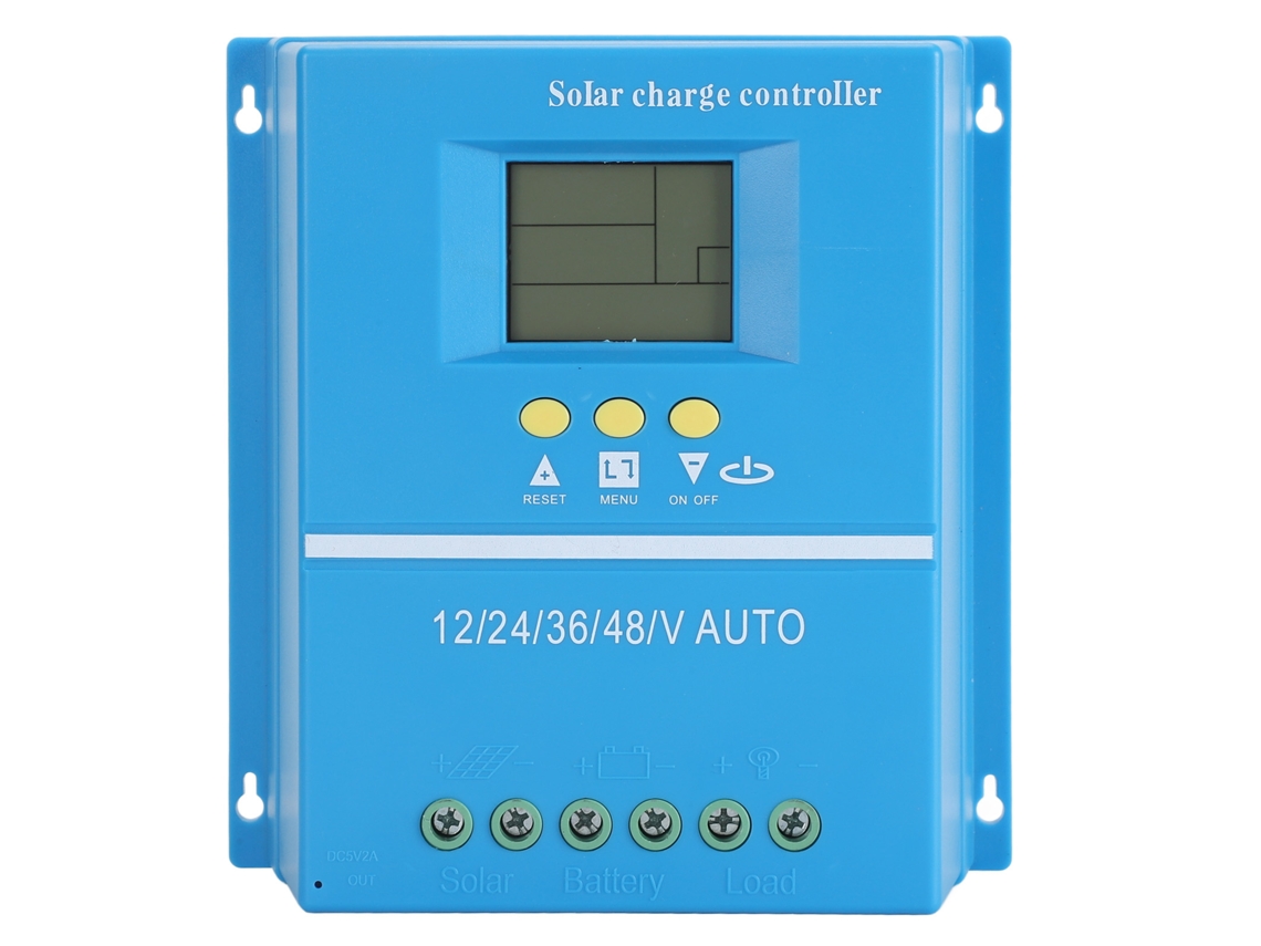 Controlador de carga solar MPPT (regulación inteligente, pantalla LCD)