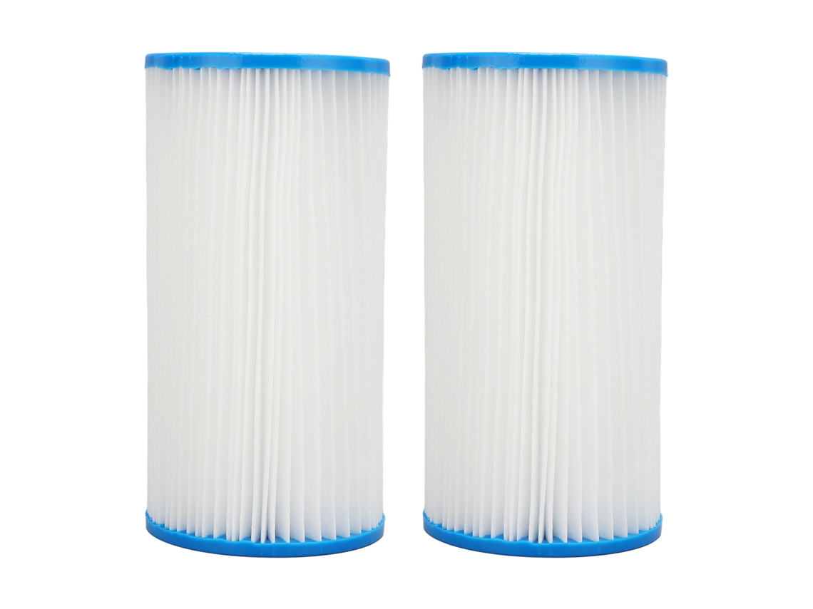 2 filtros para piscinas, ideales para baños calientes, spas y piscinas infantiles.