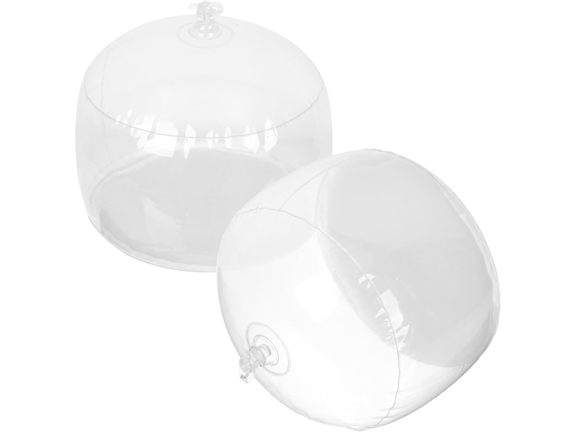 Perchero Inflable Transparente Pvc Forma Cúpula 2 Piezas Ligero Fácil Transportar Niños Niñas Almacenamiento