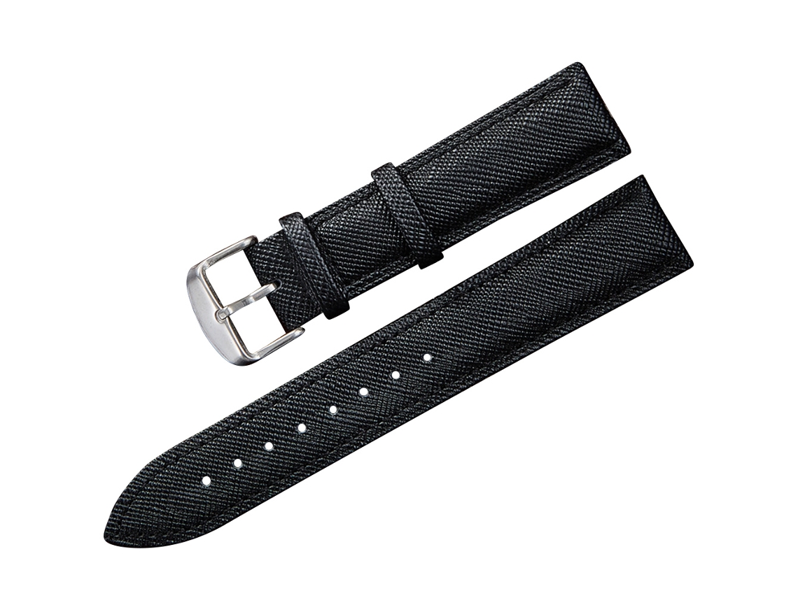 Reloj De Pulsera Analógico Unisex De Cuarzo Con Bisel Redondo Y Correa De Pu Blanca.