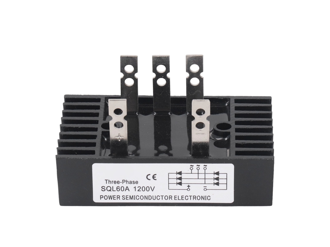 Módulo Rectificador De Puente Completo De Diodos Trifásico De Alta Potencia De 1200 V Para Automatización.