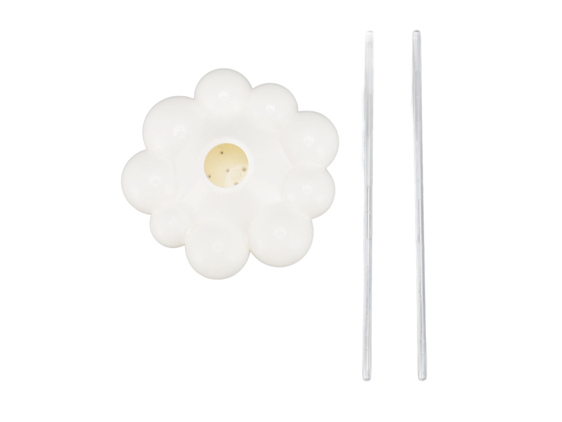 Nube De Riego Automático Para Plantas, De Plástico Con Estacas, Blanca - Regalo Para Amantes De Las Plantas