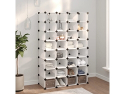 Zapatero Organizador 93X36,5X140 Cm Pp Transparente