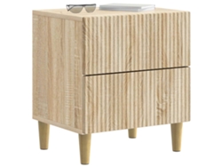 Maison Exclusive - Armario De Noche Con Cajón 2 Pcs Roble Sonoma 43 X 34,5 X 48 Cm