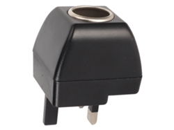 Adaptador De Corriente Ca 100-240v A Cc 12v 1.5a, Convertidor Para Encendedor De Cigarrillos De Coche Con Enchufe Británico.