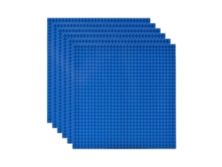Bases Para Bloques De Construcción, Paquete De 6 Unidades Vyq, 25x25 Cm, Verde/azul/gris, Compatibles Con Las Principales Marcas.