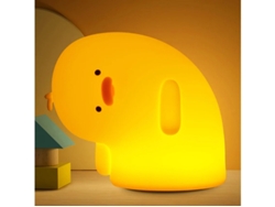 Luz de noche de pato, regalo de pato para niña, lámpara de pato para regalo, lámpara de noche para guardería, control de ABS Sil, Bestvite