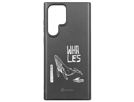Funda Móvil Ultra Oficial Compostable Base para Samsung Galaxy S22 Ultra PHONECASES3D Negro