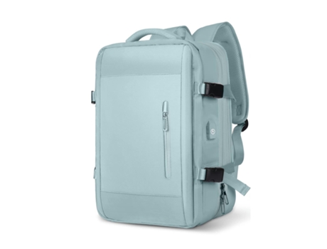 Mochila de viaje extra grande para computadora portátil, mochilas de negocios resistentes al agua con puerto de carga USB-2319 # Azul