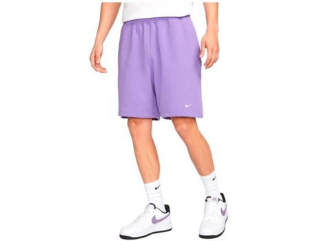 Pantalones de Hombre NIKE Corto Solo Swoosh Lana Multicolor (L)