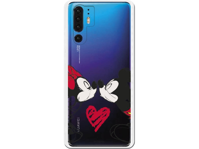 Carcasa Huawei P30 Pro DISNEY Mickey y Minnie Beso Multicolor