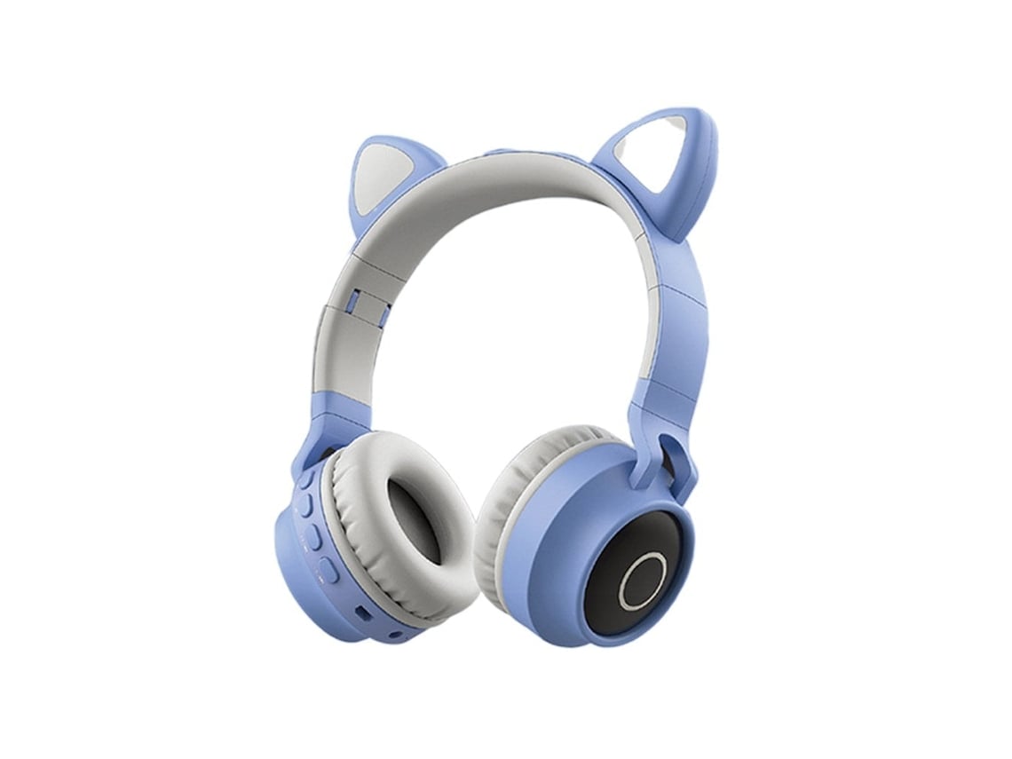 Auriculares bluetooth 5.0 auriculares, auriculares inalámbricos de alta  fidelidad para niña / hija para pc Azul Claro