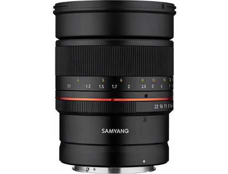 Objetivo SAMYANG MF 85mm f/1.4 (Encaje: Canon RF - Apertura: f/22 - f/1.4)