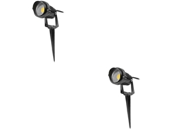 Luces Led Impermeables Para Exteriores Con Estacas Para Césped, Luz Cálida Para Caminos De Jardín.
