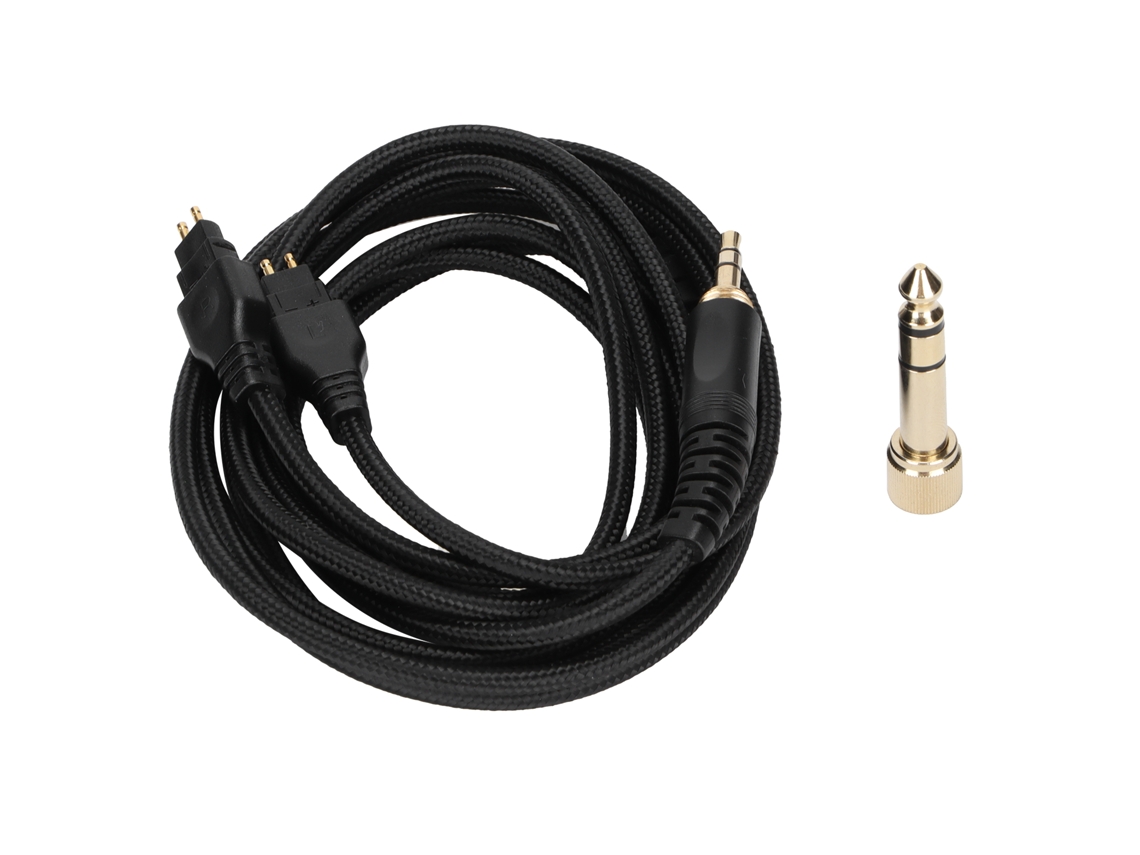 Cable De Audio De Repuesto Para Auriculares Hd650, Hd600, Hd660s Y Hd580 Con Adaptador De 6,35 Mm A 3,5 Mm.