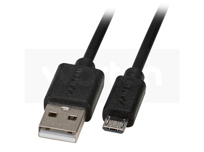 Cable MITSAI (USB 2.0 - Micro B - 1.8m - Negro)