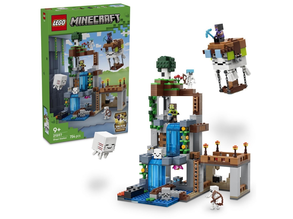 Lego® 21597 Minecraft Estación De Ghasts De Juguete Para Jugadores 8 Figuras