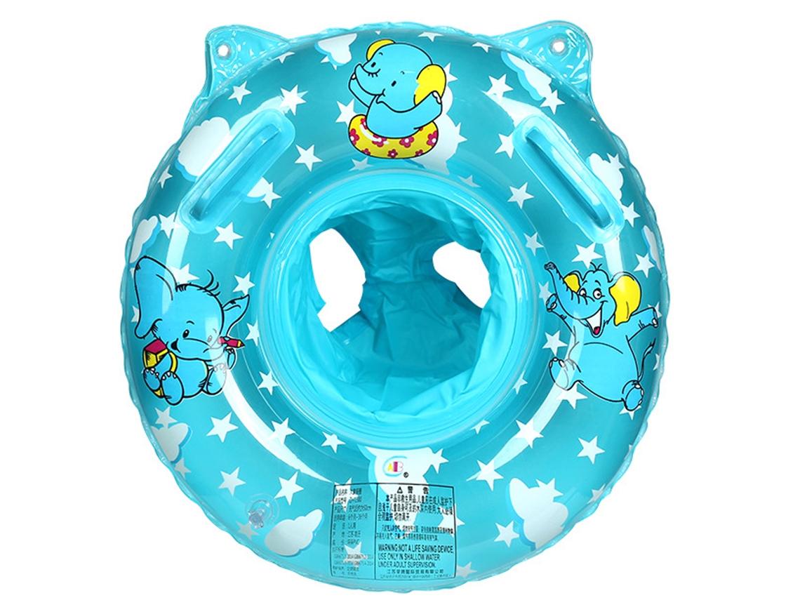 HYMNORA Anillo Infantil para Natación con Asiento, Anillo de Axila para Bebé, Flotador Hinchable con Soporte para Niño
