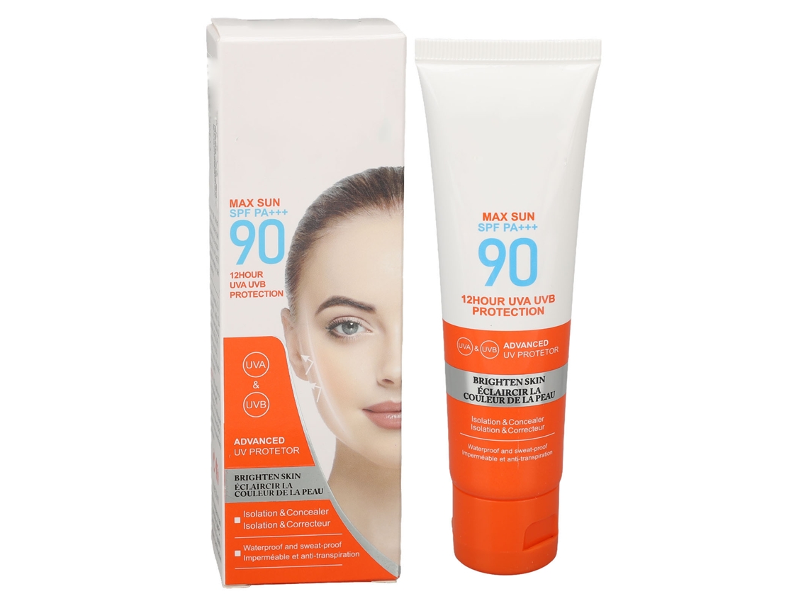Protector Solar Hidratante SPF para Cuerpo con Protección UVA UVB, 50ml, Sin Residuo Blanco, para Piel Sensible