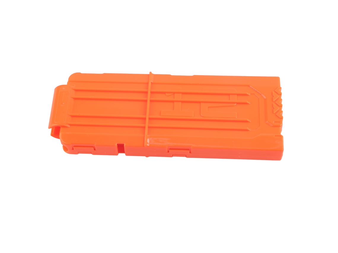 Ats-1pc Revistas De Plástico De Repuesto Para Dardos De 12 Rondas Clip Naranja Recarga Clip Revista