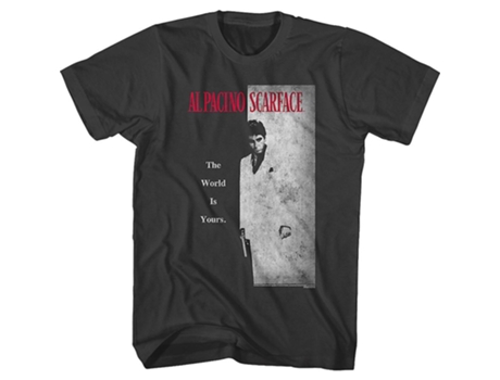 Camiseta ROCKINSTONE Scarface Movie Poster Humo (XXXL)
