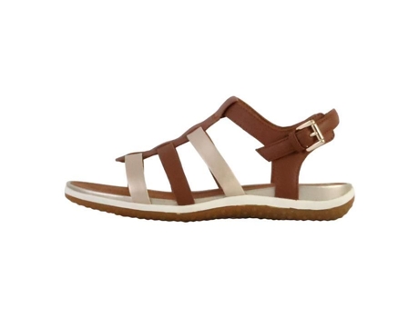 Sandalias de Mujer GEOX Vega Cognac Lt Marrón (36)