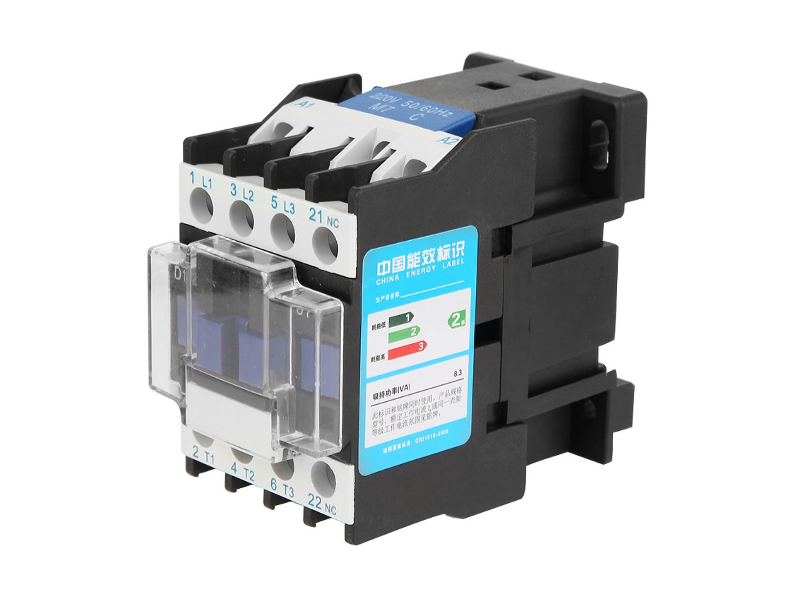 Contacto AC CJX2-1201 Montaje en riel 220V 12A Eléctrico industrial