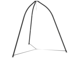 Soporte Triangular Ajustable Para Silla Colgante Con Cadena, 150 Kg, Negro.