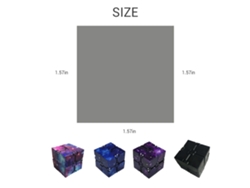 Ats-mini Cubo Abs Para Alivio De Estrés Anti Ansiedad Juguete Edc Divertido Para Niños Y Adultos