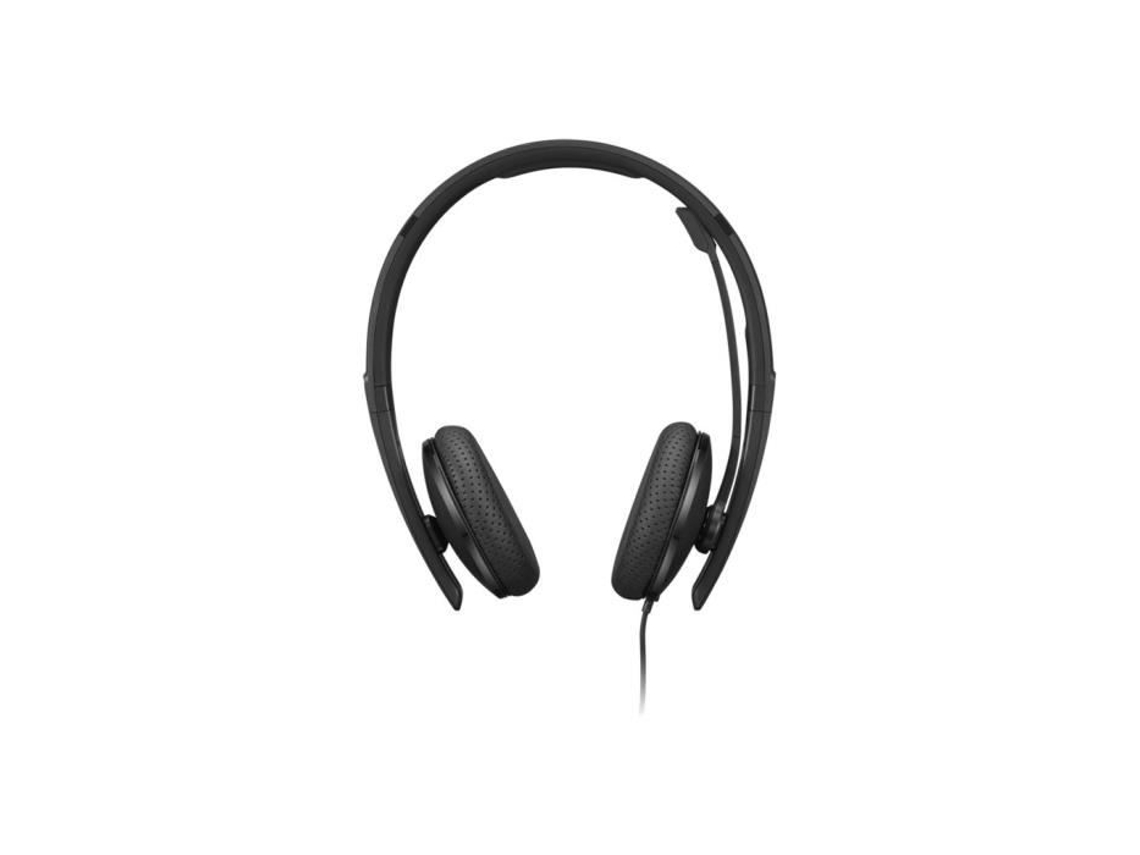 Auriculares con cable USB-C Zoom Auriculares internos con cable USB-C negros certificados LENOVO