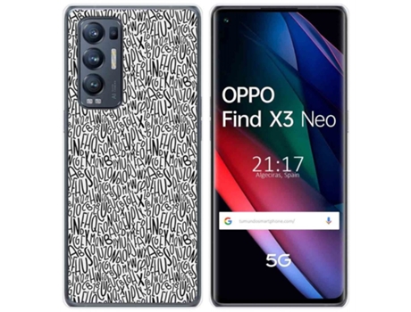 Carcasa Oppo Find X3 Neo TUMUNDOSMARTPHONE Dibujos Multicolor