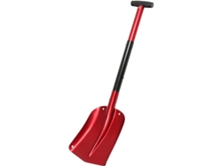 Pala De Nieve Plegable De Aleación De Aluminio Telescópica Para Coche Camping Jardín Linjou Rojo