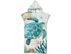 Poncho De Surf Microfibra 75x110cm (tortuga)