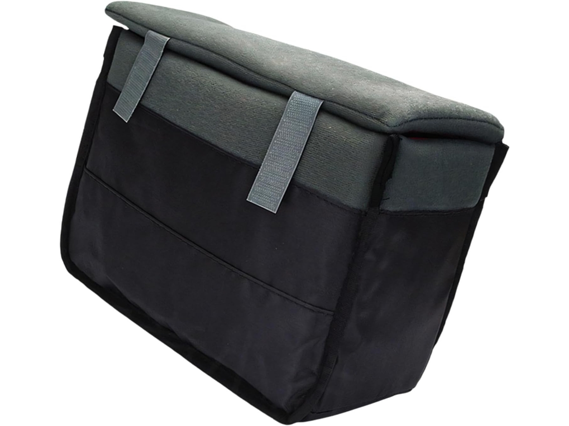 Estuche de terciopelo pana para cámara réflex con compartimentos para un transporte seguro, 12 x 20 x 18 cm SFUSHOS