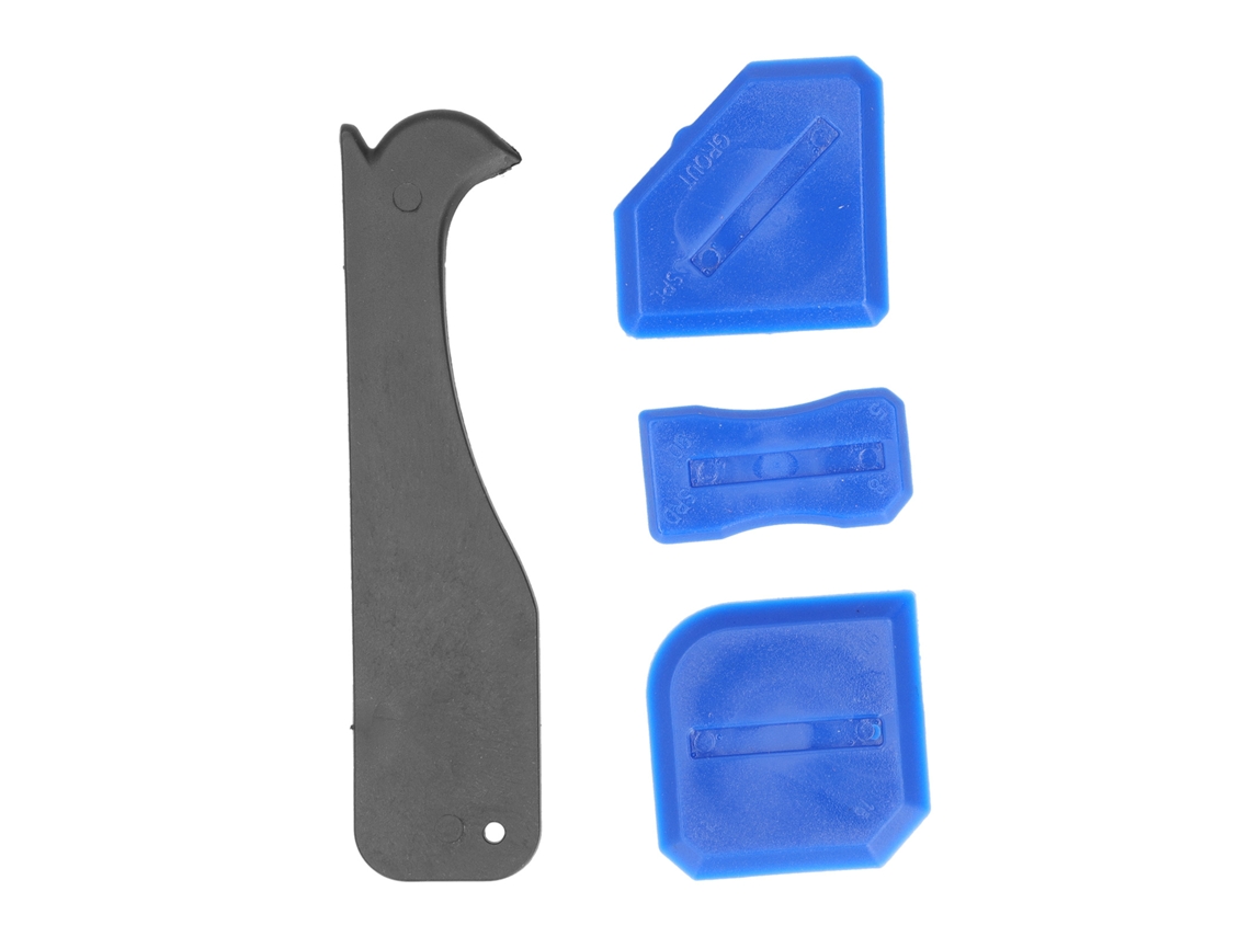 Kit De Herramientas De 4 Piezas Para El Acabado Con Sellador De Silicona Para Uso En Cocinas Y Baños.