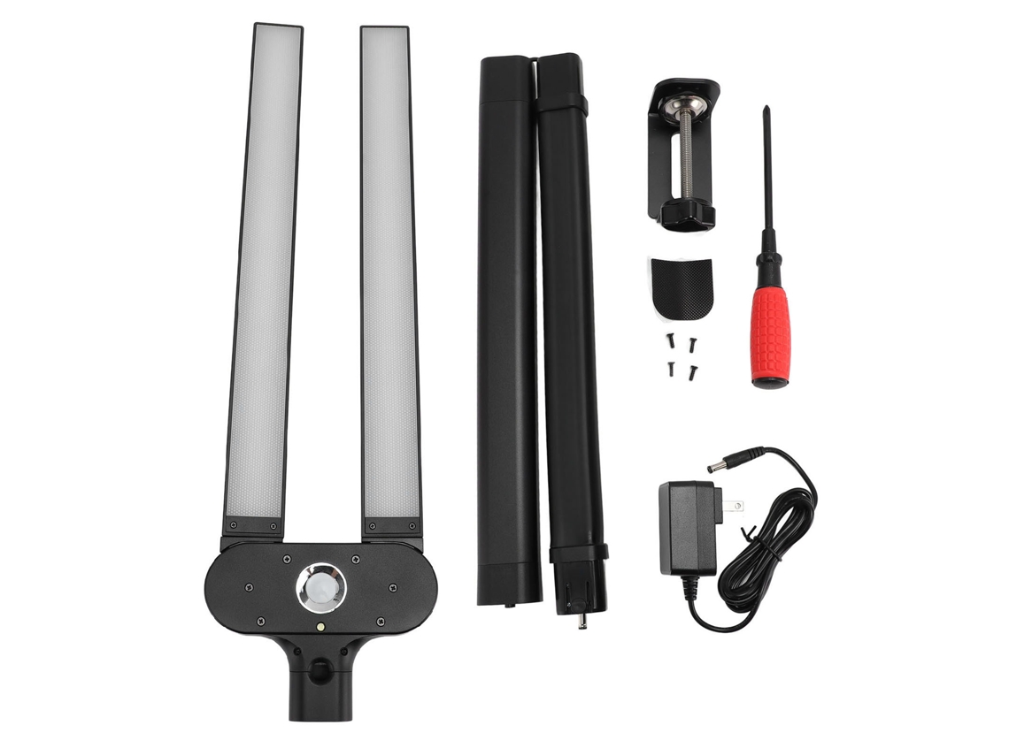 Lámpara De Escritorio Para Arquitecto Con Brazo De Sujeción Ajustable, Led De 12 W, Luz Brillante De 90 Cm.