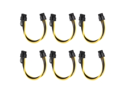 Vlrla-2026novo6 Piezas De Cables De Alimentación Pcie 6pin A 8pin Para Gpu