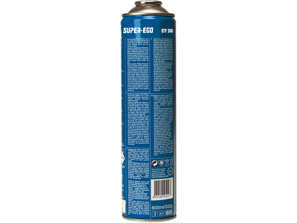Cartucho de Gas SUPER EGO Multigas 300