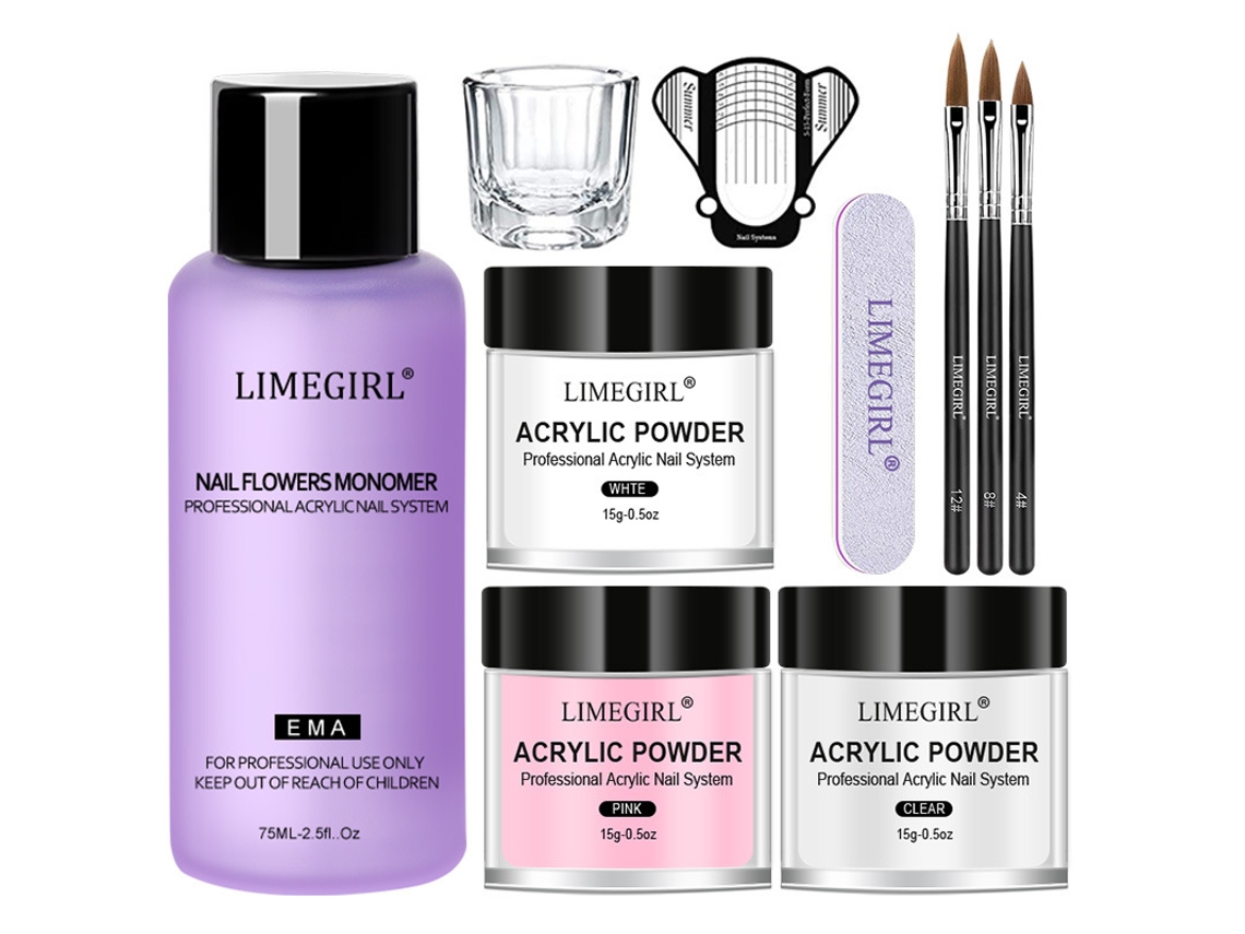 Kit de decoración de uñas, herramientas para uñas, pincel para uñas, extensiones de uñas, decoraciones de uñas estilo 11 Yunzii