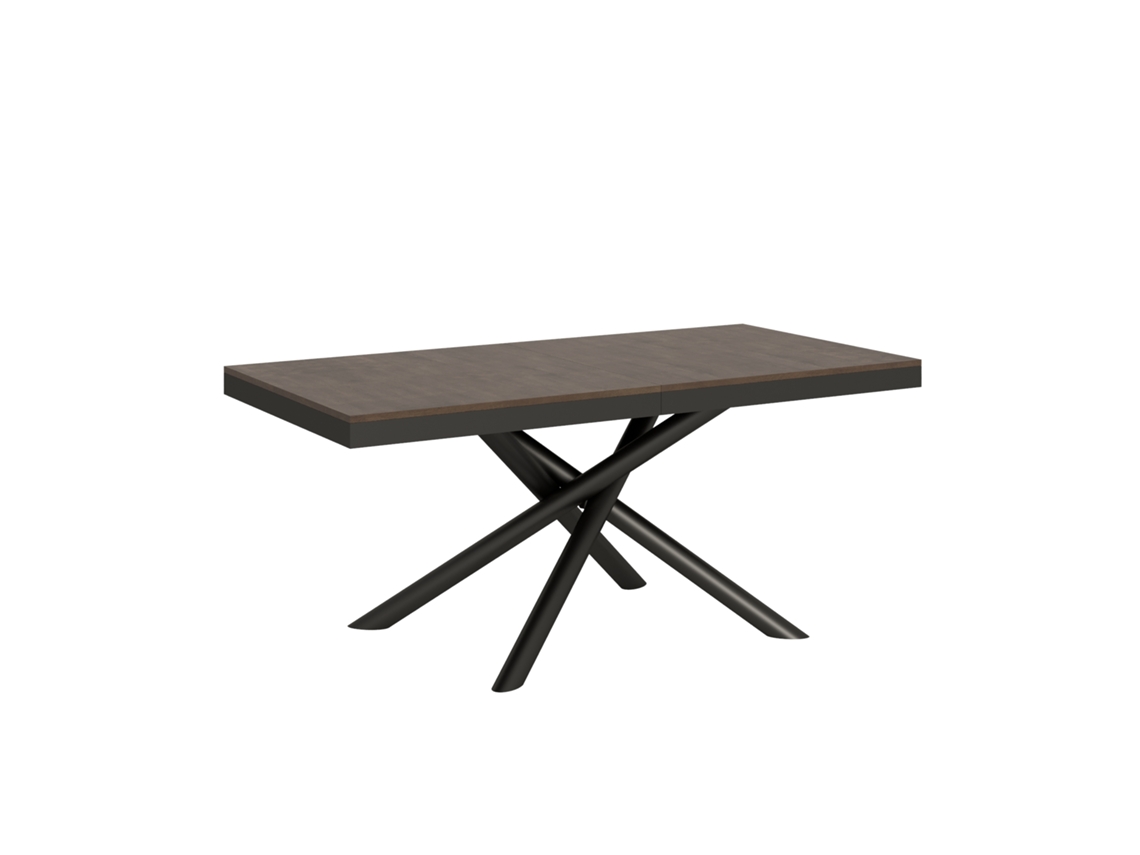 Mesa de Comedor ITAMOBY Famas Evolution (90x180/284 - Paneles de Melamina - Nogal)