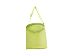 2026-bolsa Malla Para Niños Con Cremallera Y Correa Ajustable Para Coleccionar Conchas Y Juguetes De Playa