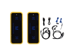 Radios Walkie-talkie Portátiles Para Niños, De Largo Alcance, Con Cable Amarillo, Mini Walkie-talkies De Juguete.
