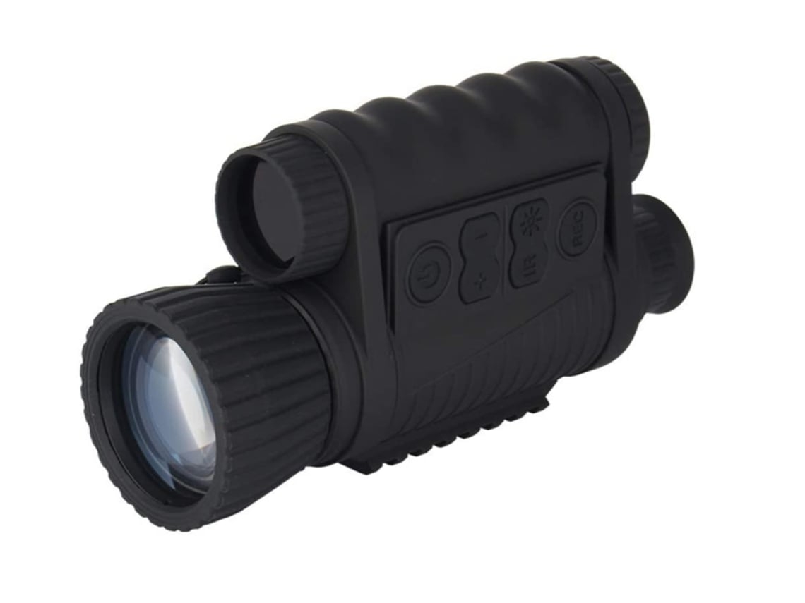 Cámara monocular de visión nocturna digital de alta definición con visión nocturna infrarroja 100% transparente en negro oscuro GUSSHIOUS
